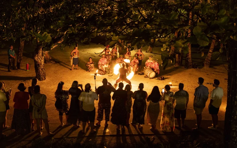 Mythique danse du feu © Grégoire Le Bacon